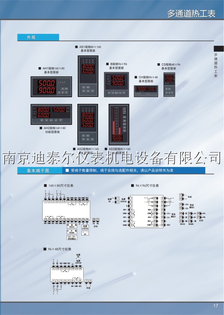 XSD2双通道智能仪表
