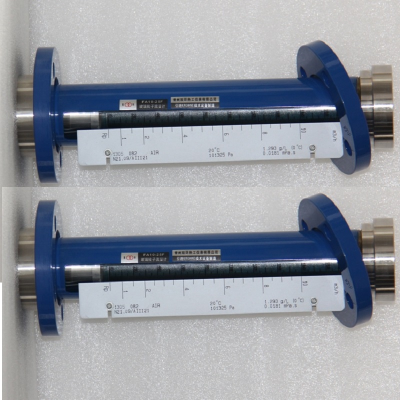 FA10-40引进流量计,DN40活动法兰连接,铝合金接头玻璃转子流量计