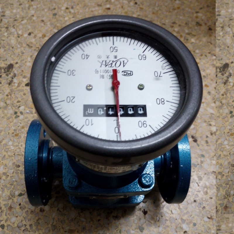 LL-50腰轮流量计,DN50法兰连接,远传型,回零型,不锈钢防腐流量计