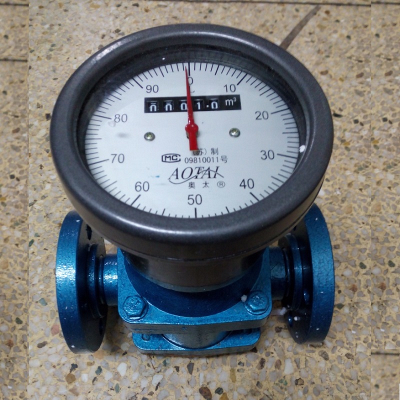 LL-80腰轮流量计,DN80法兰连接,远传型,回零型,全不锈钢流量计