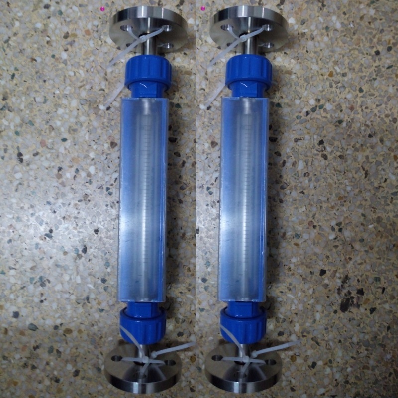 F20-15F玻璃转子流量计 铸铝外壳 不锈钢法兰 气体液体浮子流量计