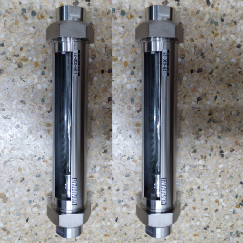 VA10F-15全不锈钢玻璃转子流量计,G1/2内螺纹,长度408mm流量计