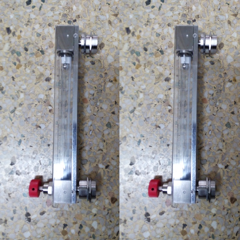 螺纹连接型LZJ-10玻璃管浮子流量计 常州双环带阀玻璃转子流量计