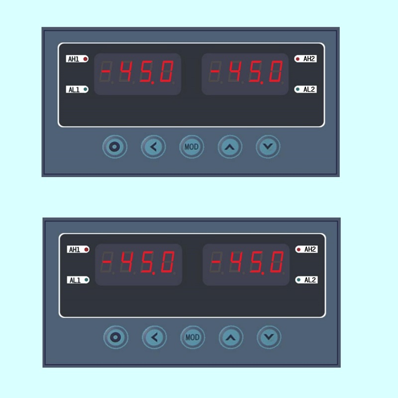 XSD4/2两通道仪表,0.2级精度,2路测量输入,160&times;80&times;105显示仪