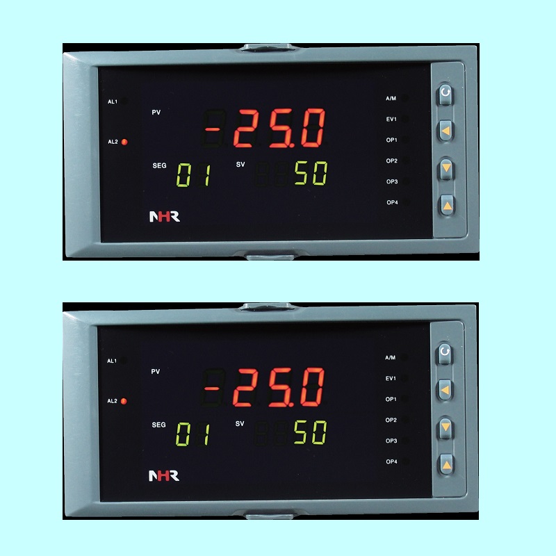NHR-5400 60段 智能温控器 变送 报警 通讯 馈电智能显示调节仪
