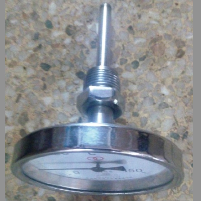 常州双环双金属温度计WSS401轴向,表面100mm,100℃,150℃,200℃