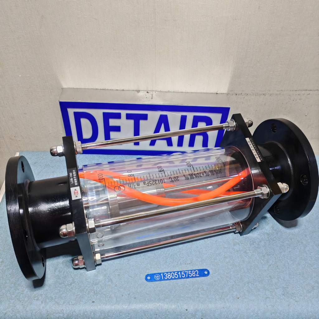 常州双环LZB-100/LZJ-100玻璃管浮子流量计,新款500mm总长 玻璃转子流量计